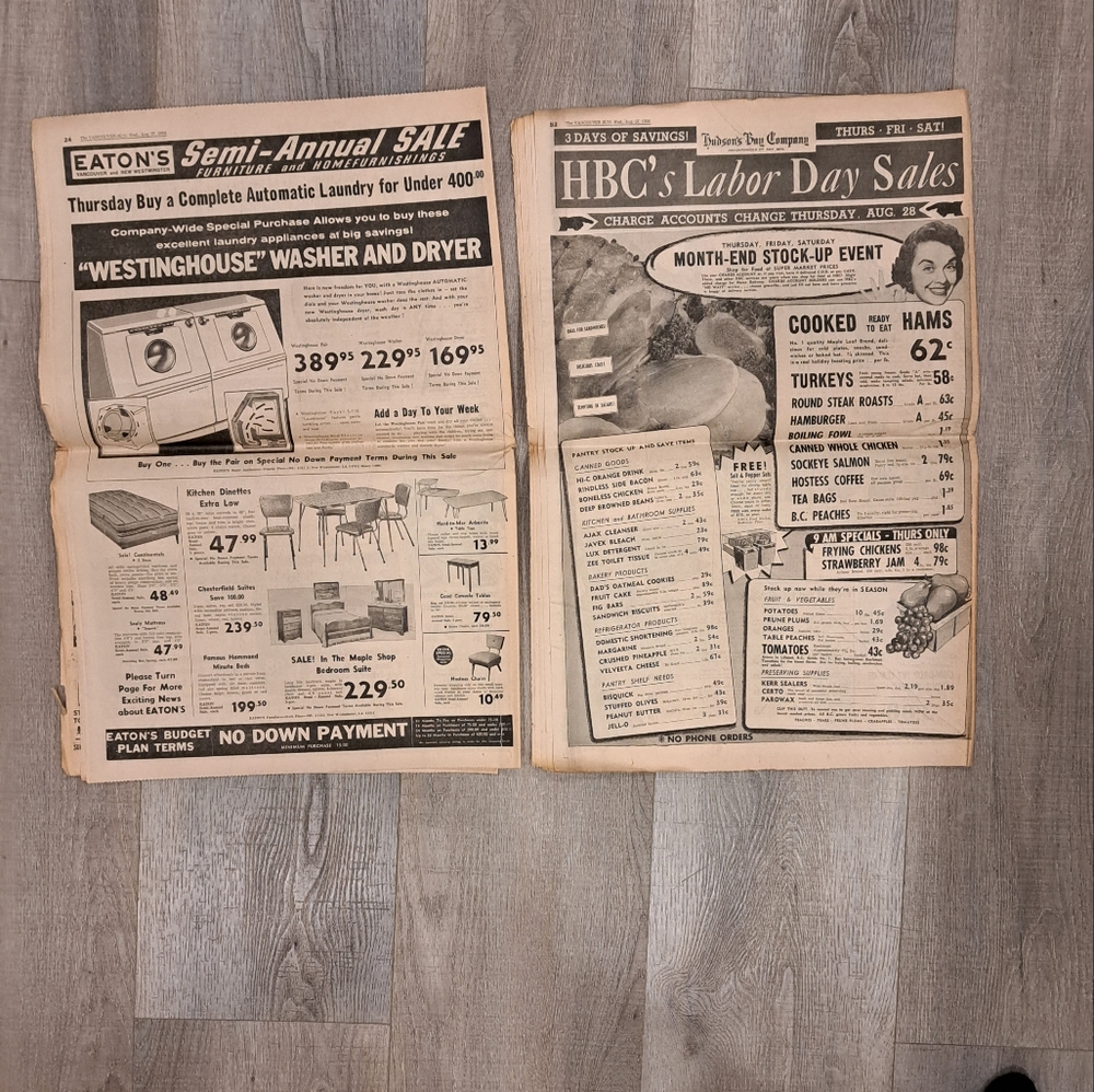VANCOUVER SUN Vintage Newspaper - Picture 4 of 4